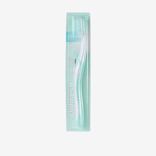 مسواک نرم اپتیفرش مناسب دندانهای حساسOptifresh All In One Sensitive Soft Toothbrushاوریفلیم