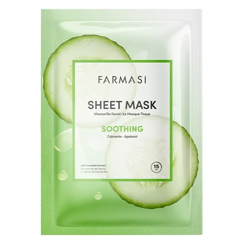 ماسک کاغذی خیار FARMASİ SOOTHING Cucumber Paper Maskفارماسی
